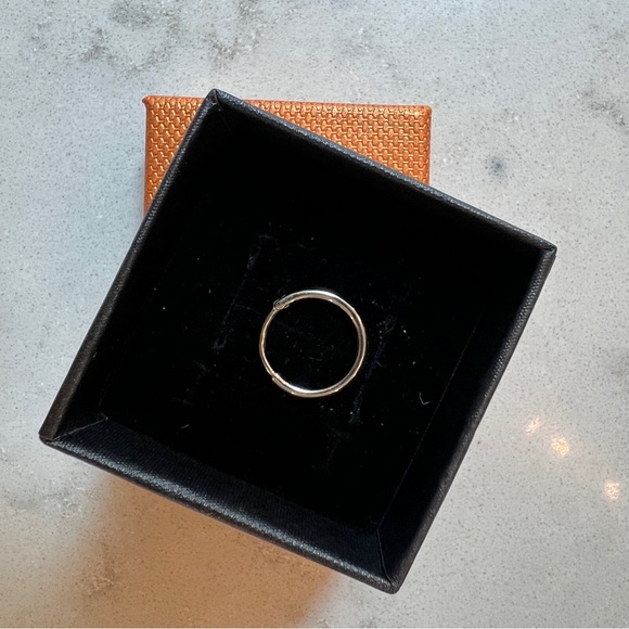 12mm Hinged clicker cartilage hoop earring - Picture 1 of 5